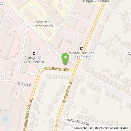 Standortübersicht der Tankstelle Energieservice Rhein-Main GmbH in 65428 Rüsselsheim am Main