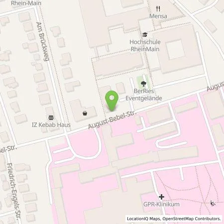 Standortübersicht der Tankstelle Stadtwerke Rüsselsheim GmbH in 65428 Rüsselsheim am Main