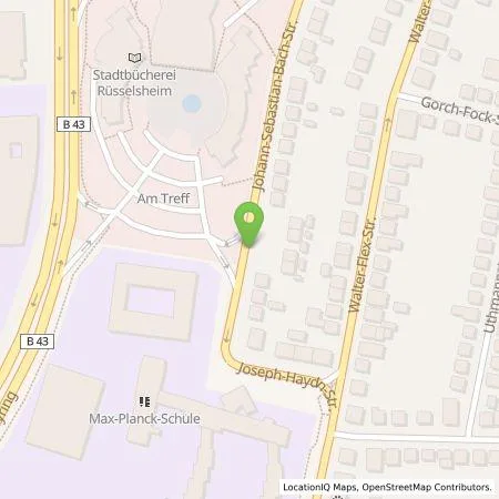 Standortübersicht der Tankstelle Stadtwerke Rüsselsheim GmbH in 65428 Rüsselsheim am Main