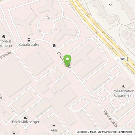 Standortübersicht der Tankstelle Stadtwerke Rüsselsheim GmbH in 65428 Rüsselsheim am Main