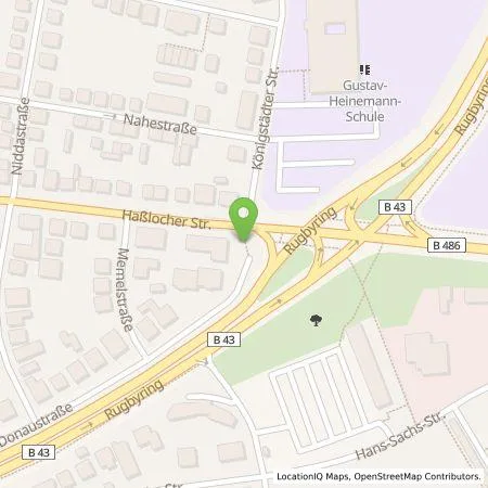 Standortübersicht der Tankstelle Stadtwerke Rüsselsheim GmbH in 65428 Rüsselsheim am Main