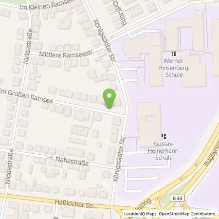 Standortübersicht der Tankstelle Stadtwerke Rüsselsheim GmbH in 65428 Rüsselsheim am Main