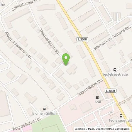 Standortübersicht der Tankstelle Stadtwerke Rüsselsheim GmbH in 65428 Rüsselsheim am Main