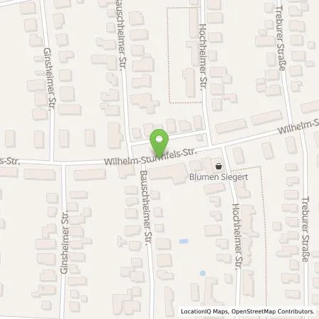 Standortübersicht der Tankstelle Stadtwerke Rüsselsheim GmbH in 65428 Rüsselsheim am Main