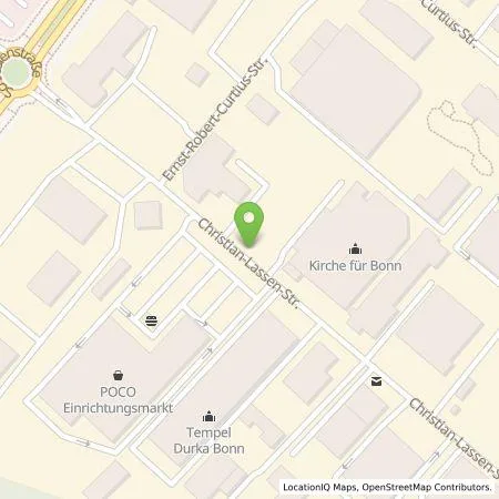 Standortübersicht der Tankstelle GreenCharge GmbH in 53117 Bonn