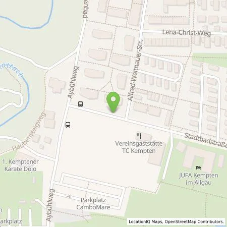Standortübersicht der Tankstelle Allgäuer Überlandwerk GmbH in 87439 Kempten (Allgäu)