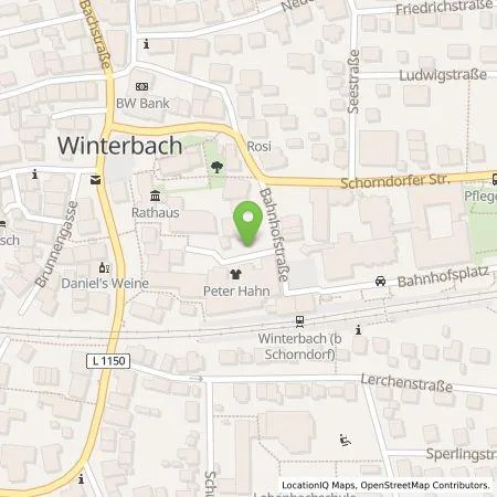 Standortübersicht der Tankstelle Albwerk Elektro- und Kommunikationstechnik GmbH in 73650 Winterbach