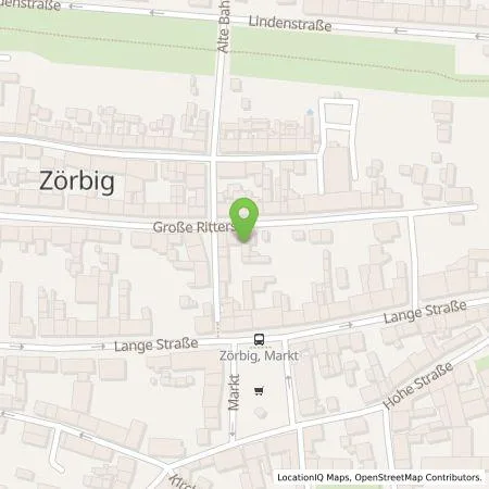 Standortübersicht der Tankstelle Köthen Energie GmBH in 06780 Zörbig