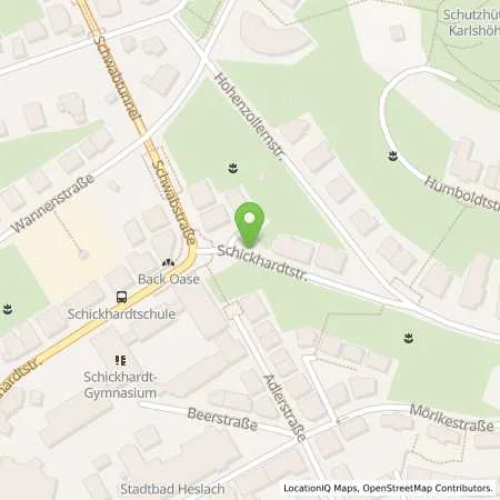 Standortübersicht der Tankstelle EnBW mobility+ AG und Co.KG in 70199 Stuttgart