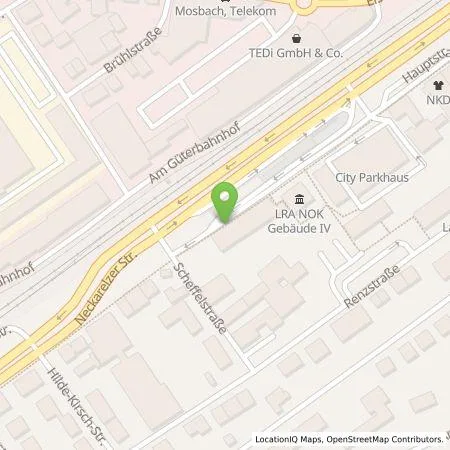 Standortübersicht der Tankstelle Mer Germany GmbH in 74821 Mosbach