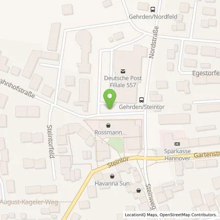 Standortübersicht der Tankstelle Avacon AG in 30989 Gehrden