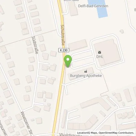 Standortübersicht der Tankstelle Avacon AG in 30989 Gehrden