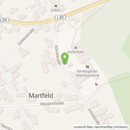 Standortübersicht der Tankstelle Avacon AG in 27327 Martfeld