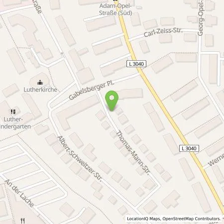 Standortübersicht der Tankstelle Stadtwerke Rüsselsheim GmbH in 65428 Rüsselsheim am Main