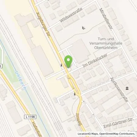 Standortübersicht der Tankstelle Stadtwerke Stuttgart GmbH in 70329 Stuttgart