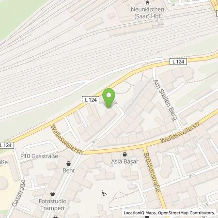 Standortübersicht der Tankstelle KEW Kommunale Energie- und Wasserversorgung AG in 66538 Neunkirchen