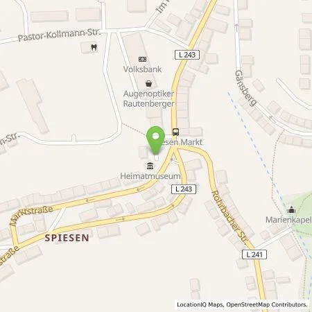 Standortübersicht der Tankstelle KEW Kommunale Energie- und Wasserversorgung AG in 66583 Spiesen-Elversberg