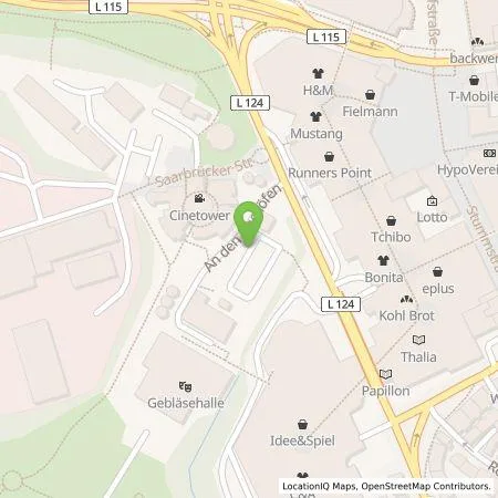 Standortübersicht der Tankstelle KEW Kommunale Energie- und Wasserversorgung AG in 66538 Neunkirchen