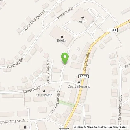 Standortübersicht der Tankstelle KEW Kommunale Energie- und Wasserversorgung AG in 66538 Spiesen-Elversberg