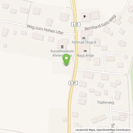 Standortübersicht der Tankstelle Kurverwaltung Ahrenshoop in 18347 Ostseebad Ahrenshoop