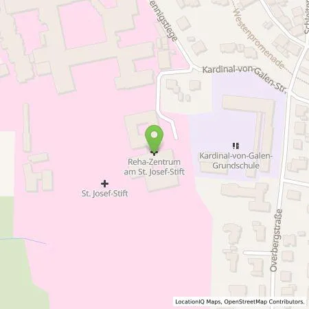 Standortübersicht der Tankstelle St. Josef-Stift Sendenhorst in 48324 Sendenhorst