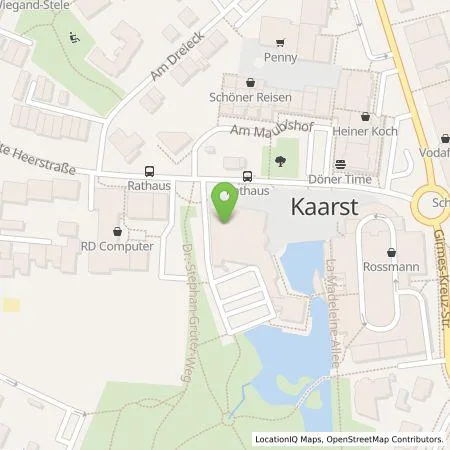 Standortübersicht der Tankstelle Stadtwerke Kaarst GmbH in 41564 Kaarst