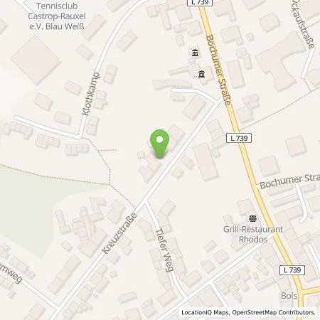 Standortübersicht der Tankstelle Stadtwerke Castrop-Rauxel GmbH in 44575 Castrop-Rauxel
