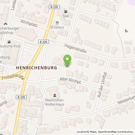 Standortübersicht der Tankstelle Stadtwerke Castrop-Rauxel GmbH in 44581 Castrop-Rauxel