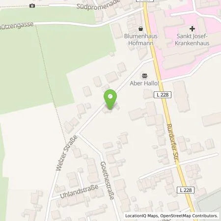 Standortübersicht der Tankstelle GELSENWASSER AG in 52441 Linnich