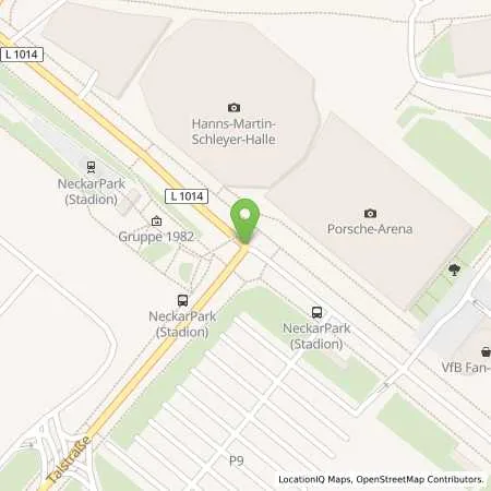 Standortübersicht der Tankstelle Mercedes- Benz AG - Niederlassung Stuttgart in 70372 Stuttgart