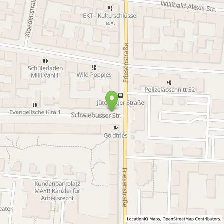Standortübersicht der Tankstelle Berliner Stadtwerke KommunalPartner GmbH in 10965 Berlin