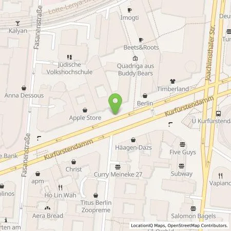 Standortübersicht der Tankstelle Berliner Stadtwerke KommunalPartner GmbH in 10719 Berlin