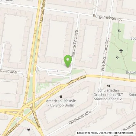 Standortübersicht der Tankstelle Berliner Stadtwerke KommunalPartner GmbH in 12103 Berlin