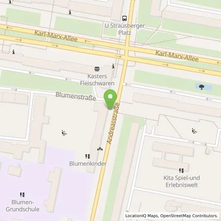 Standortübersicht der Tankstelle Berliner Stadtwerke KommunalPartner GmbH in 10243 Berlin