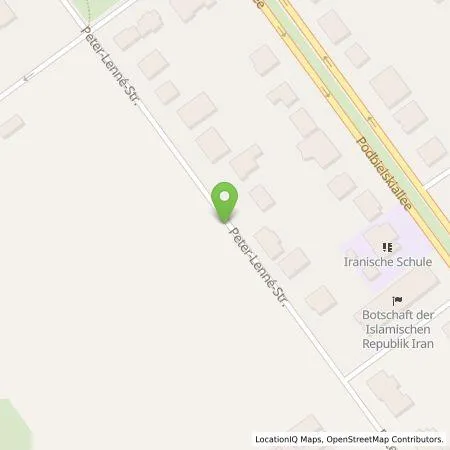 Standortübersicht der Tankstelle Berliner Stadtwerke KommunalPartner GmbH in 14195 Berlin