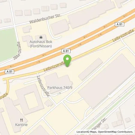 Standortübersicht der Tankstelle Mercedes-Benz AG in 71032 Böblingen