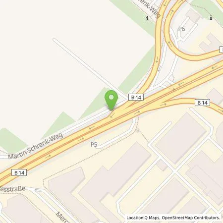 Standortübersicht der Tankstelle Mercedes-Benz AG in 70372 Stuttgart