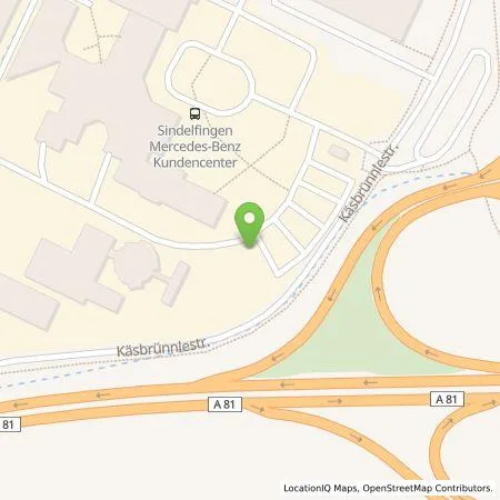 Standortübersicht der Tankstelle Mercedes-Benz AG in 71063 Sindelfingen