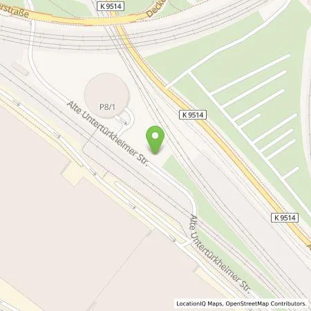 Standortübersicht der Tankstelle Mercedes-Benz AG in 70372 Stuttgart