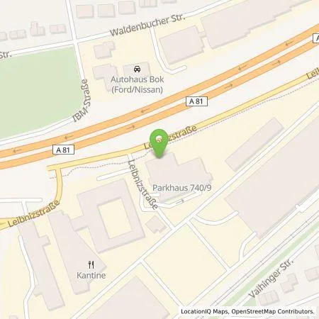 Standortübersicht der Tankstelle Mercedes-Benz AG in 71032 Böblingen