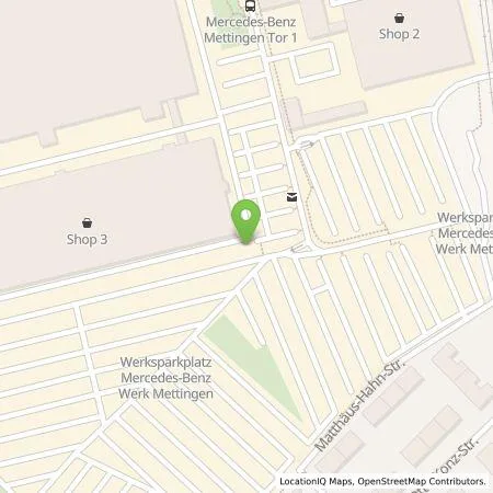 Standortübersicht der Tankstelle Mercedes-Benz AG in 73733 Esslingen am Neckar