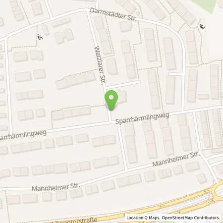 Standortübersicht der Tankstelle Stadtwerke Stuttgart GmbH in 70376 Stuttgart