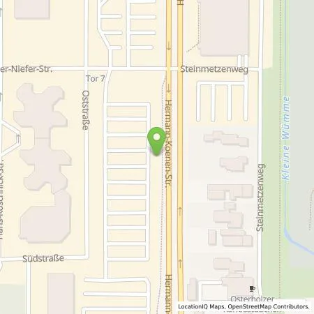 Standortübersicht der Tankstelle Mercedes-Benz AG in 28309 Bremen