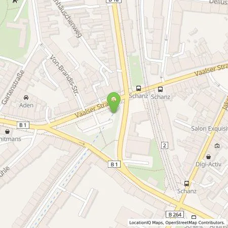 Standortübersicht der Tankstelle STAWAG - Stadt- und Städteregionswerke Aachen AG in 52074 Aachen