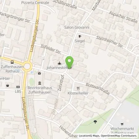 Standortübersicht der Tankstelle EnBW mobility+ AG und Co.KG in 70435 Stuttgart