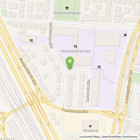 Standortübersicht der Tankstelle eze.network GmbH in 70435 Stuttgart