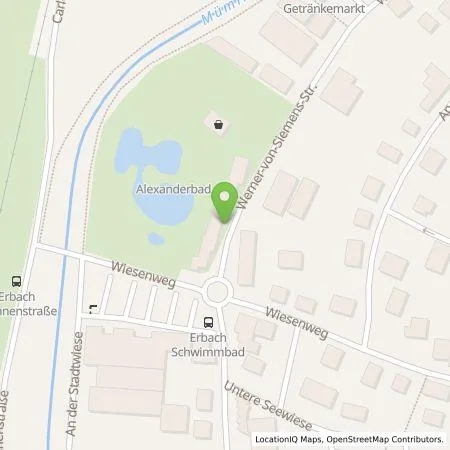 Standortübersicht der Tankstelle Entega Plus GmbH in 64711 Erbach