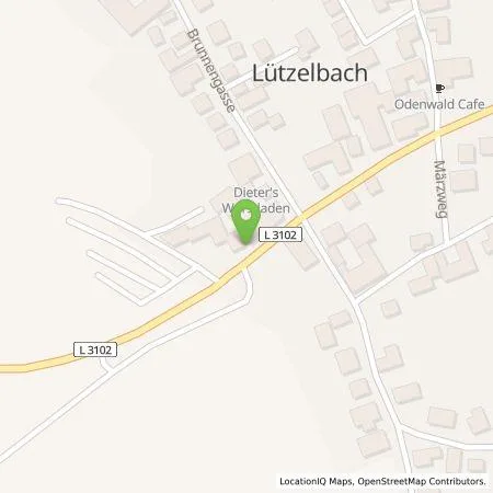 Standortübersicht der Tankstelle Entega Plus GmbH in 64397 Modautal