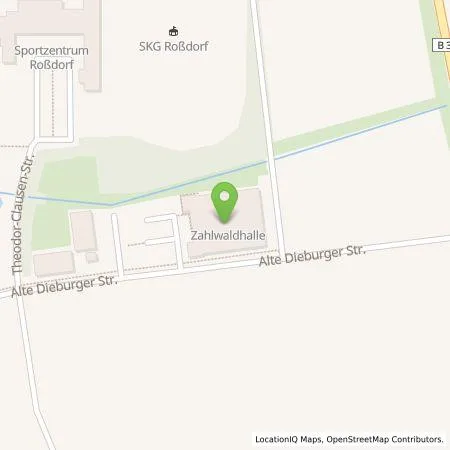 Standortübersicht der Tankstelle Entega Plus GmbH in 64380 Roßdorf