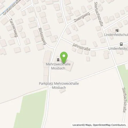 Standortübersicht der Tankstelle Entega Plus GmbH in 64850 Mosbach